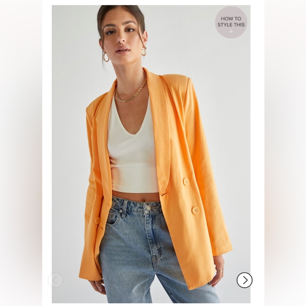 Orange Blazer